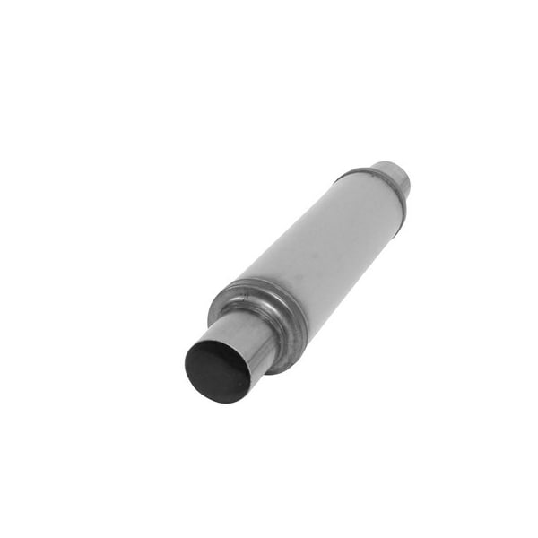 Ap Exhaust MUFFLER - XLERATOR STAINLESS STEEL, ROUND, 20IN OAL, 2.50IN XS0416 - main
